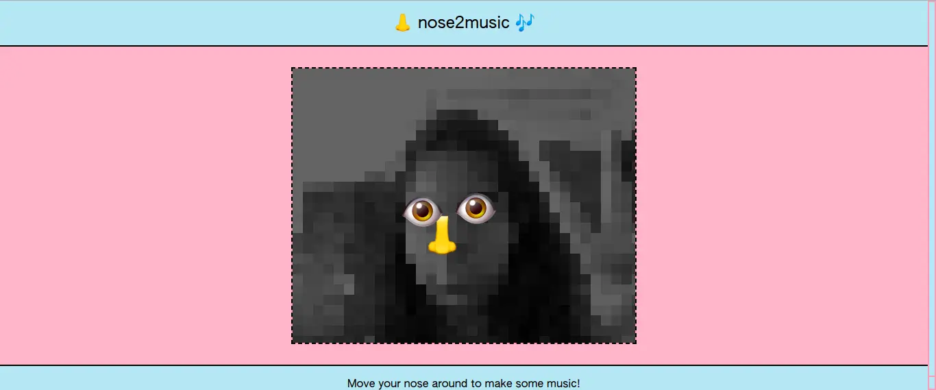 how nose2music originally looked